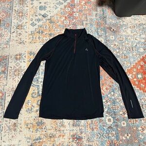 Paradox merino wool blend long-sleeved quarter zip